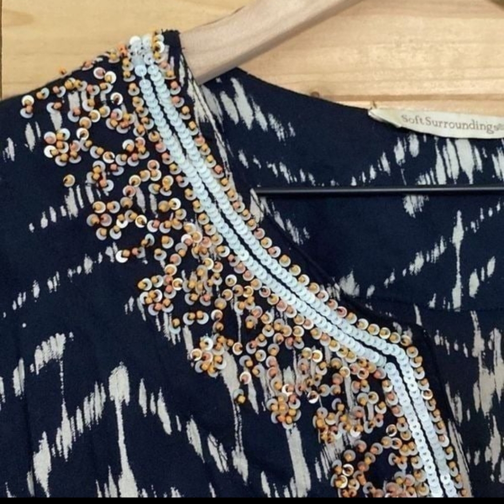 Soft Surroundings Akira Beaded Tunic - Picture 7 of 7
